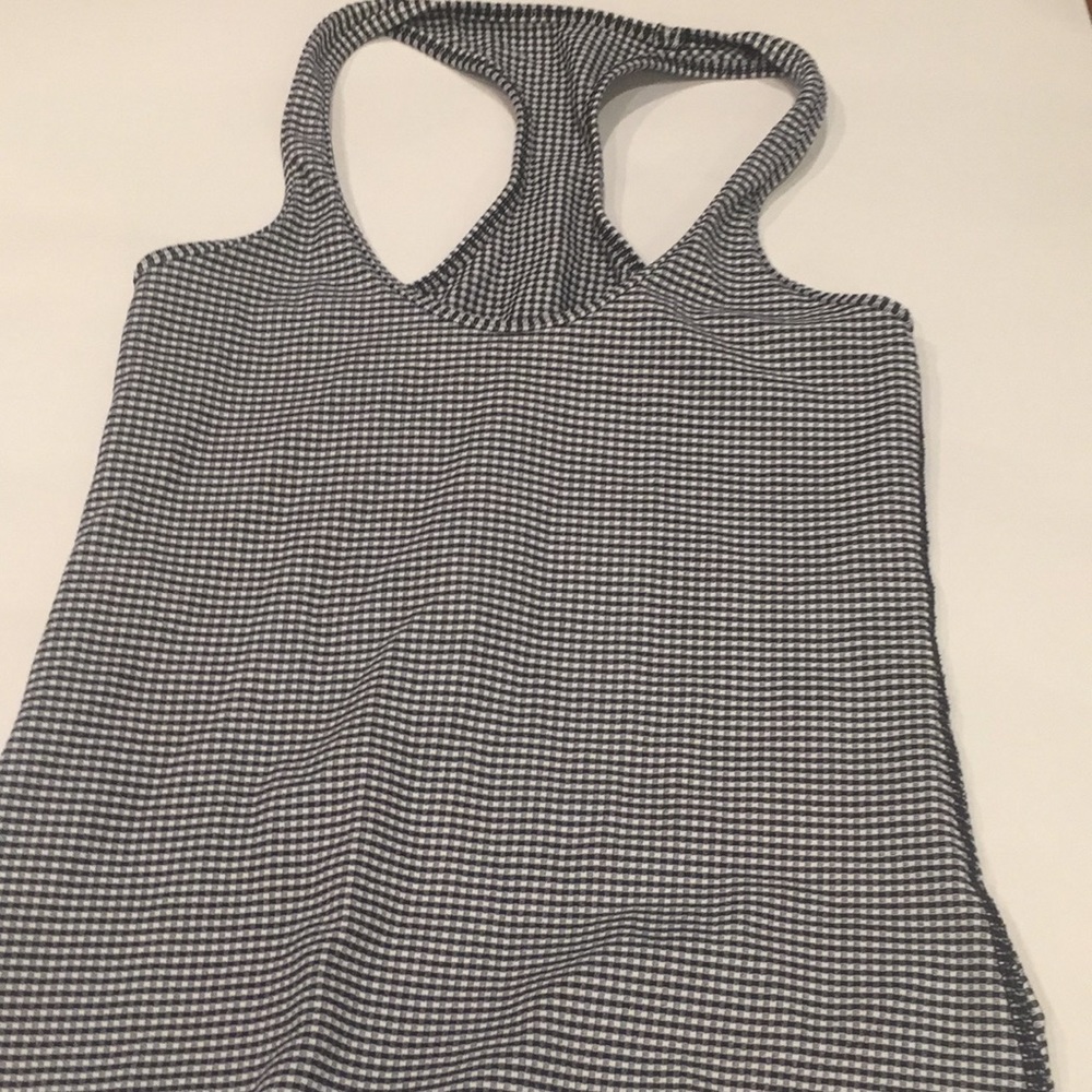 Lululemon gingham workout tank